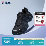 FILA斐乐猫爪鞋女鞋老爹鞋休闲鞋女休闲复古厚底运动鞋 猫爪鞋III代-黑 37.5