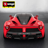 比美高车模 1:18法拉利拉法男孩玩具仿真合金汽车模型男孩圣诞礼物