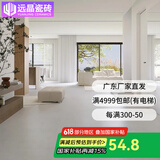 远晶800x800天鹅绒瓷砖58度超白胚客厅地砖卫生间厨房墙砖奶油风广东 58°超白胚-柔光天鹅绒-浅灰 800x800