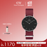 丹尼尔惠灵顿（DanielWellington）DW手表情侣表36mm尼龙带超薄欧美石英腕表节日礼物DW00100274