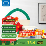 乐扣乐扣（LOCK&LOCK）清新玻璃保鲜盒微波饭盒三件套(630ml*2+便当包)LNG428S602白色