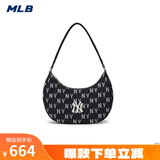 美职棒（MLB）旗舰官网虞书欣同款包包男女腋下包女款手提包单肩包生日礼物 纽约洋基/黑色（新款） F
