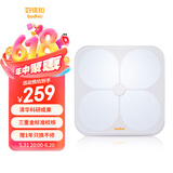 好体知（bodivis）体脂称 清华原同方科技 智能体脂秤 精准家用电子秤 体脂称 21项人体数据M1 白色 精确测脂M1