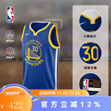 耐克勇士队库里夏季速干无袖运动背心篮球服DN2005-401 勇士/库里速干球衣（蓝色） XL