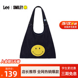 Lee×Smiley联名笑脸帆布袋托特包斜跨手提单肩大容量女士通勤购物袋