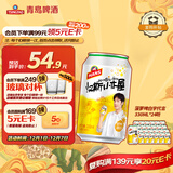 汉斯小木屋菠萝啤果味碳酸饮料整箱装330ml*24听无酒精 日常送礼