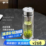 万象（WANXIANG）双层玻璃杯商务办公V148RL车载便携礼盒泡茶370ML大容量家用水杯
