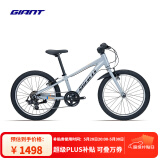捷安特（GIANT）XTC 20铝合金20寸7速V刹变速青少年自行车 浅铁灰 20×10 建议115-135cm