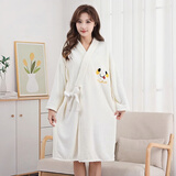 范爷家珊瑚绒浴袍浴巾可穿长袖浴裙家用速干吸水柔软亲肤不掉毛睡袍学生
