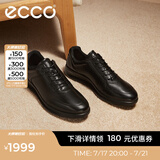 爱步（ECCO）商务皮鞋 男士休闲皮鞋男鞋牛皮鞋子正装鞋 雅仕207124 黑色20712401001 43