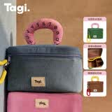 Tagi.哈兜callme大容量防水化妆包便携收纳包hotdog bag旅行生日礼物 牛仔草莓
