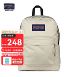 JANSPORT杰斯伯双肩包女学生旅行包26L旅行轻便透气书包男背包 4QUTDH8奶漾-侧边袋