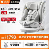 路途乐儿童安全座椅0–12岁全龄i-Size认证婴儿360度途跃pro月岩灰-智能