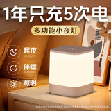 心有所属小夜灯婴儿喂奶夜灯卧室床头灯氛围灯睡眠灯充电老人伴睡拍拍灯
