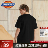 dickies短袖T恤男 纯棉卡通涂鸦时尚宽松上衣短袖T恤10282 黑色 M