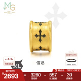 周生生王安宇同款 信念黄金转运珠 足金XL串珠 86640C定价 信念