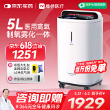 维德5L升医用制氧机家用老人吸氧机呼吸氧气雾化机高原氧气机ZY-5VW