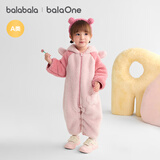 巴拉巴拉童装婴儿连体衣秋冬宝宝外出抱衣哈衣爬服珊瑚绒男童女童婴童衣服