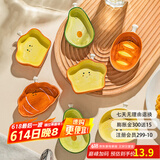 摩登主妇陶瓷蘸料碟家用味碟可爱小菜碟子酱油调味醋碟火锅蘸料碗 法棍味碟