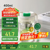 物生物（RELEA）玻璃杯大容量水杯女高颜值咖啡杯防烫泡茶杯子茶水分离杯生日礼物