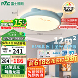 雷士（NVC）LED照明吸顶灯儿童氛围卧室灯创意可爱卡通简约-龙猫蓝色包安装