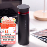 乐扣乐扣（LOCK&LOCK）菲特旋转盖轻量杯保温杯学生商务水杯450ml黑红 LHC4131BKR