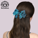 Royal sasa皇家莎莎头饰发饰横夹马尾夹布艺盘发夹发卡蝴蝶结顶夹