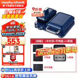 摩飞电器（Morphyrichards） 三明治早餐机多功能三明治机蒸锅华夫饼机烤面包吐司机可拆洗轻食机 MR9086 全套轻奢蓝（华夫饼盘+平烤盘+小蒸锅）