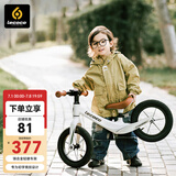 乐卡（Lecoco）儿童平衡车无脚踏宝宝学步车2-6岁幼儿滑行滑步车 C-runX1滑步车 -丝绒摩卡