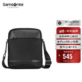 新秀丽（Samsonite）斜挎包精品男士单肩包超纤挎包时尚男包休闲实用TN5*09004黑色
