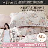 水星家纺枕套60支兰精天丝™凉感枕头套一对装枕头罩双人家用48x74cm
