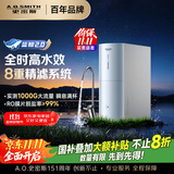 史密斯（A.O.SMITH）佳尼特净水器家用厨下直饮净水机净饮机反渗透京东自营5年长效RO膜 实测1000G 蓝鲸2.0 CR2000BM1 