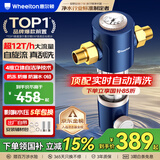 惠尔顿（WHEELTON）前置过滤器反冲洗防爆12T全屋净水器家用大流量自动刮洗清洗滤网防爆抗冻自来水管过滤器p0038pro 自行安装【无需更换滤芯】