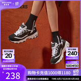 斯凯奇（Skechers）女鞋夏季厚底老爹鞋百搭透气熊猫鞋软底舒适外穿休闲运动鞋11959