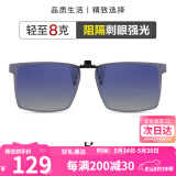 海伦凯勒眼镜夹片 时尚偏光镜男女驾驶专用太阳镜夹片 H801C17