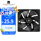 Thermalright(利民) TL-G12RB 黑色12cm机箱风扇 液压轴承 4PIN PWM风扇 串接PWM接头 反出风设计 1500调速风扇