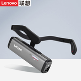 联想（lenovo）Lx918头戴摄像机4K高清执法记录仪便携式摄像头 灰色 4K高清+wifi直连 16G