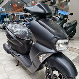 雅马哈25款液晶表旭鹰125电喷电子表国四燃油摩托JYM125T-3A外卖踏板车 酷感黑色 雅马哈旭鹰125YAMAHA