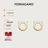 菲拉格慕（Ferragamo）女士GANCIO黄铜耳钉 0696432 礼物送女友