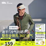 蕉下（beneunder）防晒衣男薄外套防紫外线透气户外钓鱼休闲高弹春夏AS10524绿L