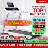 佑美U4跑步机家庭用智能电动爬坡全折叠安静低音走步机健身房2025新款
