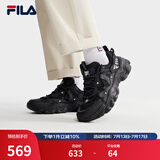 斐乐（FILA）休闲鞋猫爪鞋5代运动鞋春季新款男鞋老爹鞋 黑-BK 41