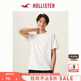HOLLISTER24夏款经典小海鸥情侣基础款短袖T恤男装女装KI324-4042 白色 XL (180/116A)