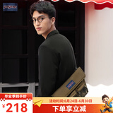JANSPORT杰斯伯斜挎包通勤学校防泼水男女休闲 4QV5 7G3 卡其色