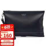 高尔夫（GOLF）男士手包柔软头层牛皮时尚信封钱包手抓包多卡位手拿包父亲节礼物