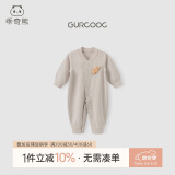 乖奇熊婴幼儿长袖连体衣服春秋季男女宝纯棉哈衣空调爬服新生儿童睡衣
