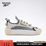 Reebok锐步官方男女SUDECA舒适机能风奶油厚底低帮休闲板鞋 FZ2003 白色/灰色 37.5