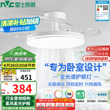 雷士（NVC）LED照明枕边风风扇灯吊扇灯北欧餐厅卧室全光谱1级能效三防白色
