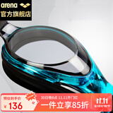 阿瑞娜（arena）arena泳镜日本进口高清防雾大框游泳镜防漏水游泳眼镜男女9500N蓝
