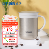 虎牌（TIGER） 保温杯茶滤网杯办公型不锈钢真空杯水杯 CWM-A035 350ml 金灰色NN